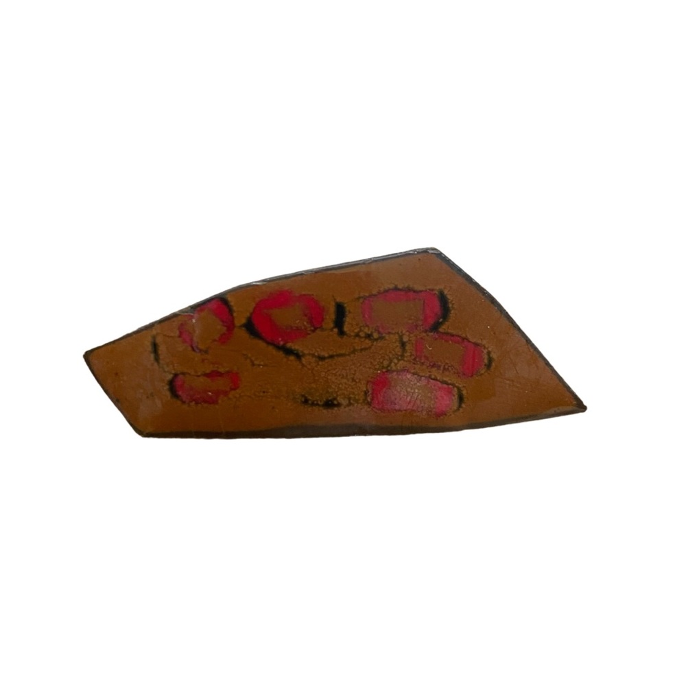 Vintage abstract art brooch